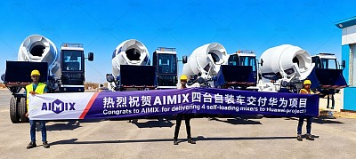 self loading mixer concrete