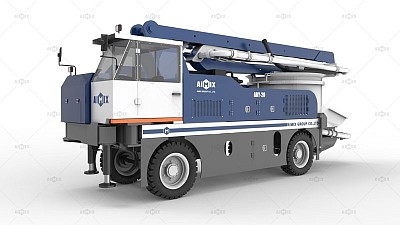 20m Wheeled Concrete Pumping Machine with Boom