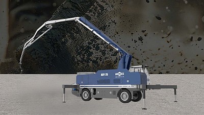 concrete boom pump
