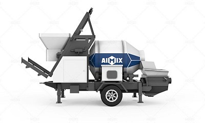 Mini Diesel Concrete Mixer and Pump